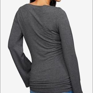 A Pea in the Pod maternity bell-sleeved top